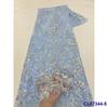 Vestido Europeo y Americano Fantasía Tela de Malla Apilada con Lentejuelas Encaje con Lentejuelas de Novia