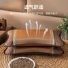 Almohada de Trigo Sarraceno de Verano, Núcleo de Almohada de Ratán Helado de Verano, Soporte para la Columna Cervical para Adultos, Ayuda para Dormir, Almohada de Bambú, Dura para Toda la Cabeza para Hombres