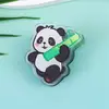 Lindo Panda Flor Caricatura Sello Decorativo Clip para Regalo Clip para Notas Clip Acrílico PP Clip Personalizado Clip para Unión de Exámenes