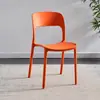 Cadeira de Jantar Nórdica, Cadeira Plástica Doméstica, Cadeira de Escritório Moderna Simples para Negociação com Encosto de Chifre, Banqueta com Encosto, Cadeira de Lazer Celebridade da Internet
