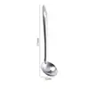 Cuchara para Fondue de Acero Inoxidable, Cuchara para Sopa, Colador, Tienda Comercial de Fondue de Res, Tienda de Sopas, Cuchara para Puesto Callejero Doméstico, Cuchara para Sopa