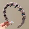 Nueva diadema de alta gama 2026, peine para el cabello estilo Maillard para peinar y arreglar los cabellos sueltos, accesorio para el cabello de uso diario estilo coreano para usar al aire libre