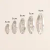 Clip Ovalado de Tres Ondas Gota de Agua Guangzhou Clip Bb 4-8 cm Se Puede Envolver Alrededor de Tela Cinta DIY Accesorios para el Cabello de Niños Pinza para el Cabello Venta al por Mayor