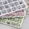 Enfeites de Diamante K9, Unhas Empilhadas de Diamante Grossas, Bolas de Diamante Brilhantes Acabadas Sem Fundo, Unhas Vestíveis para Capa de Celular, Diamantes para Nail Art DIY