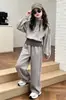 Traje Deportivo de Otoño para Niña 2026 Nuevo Estilo Niña Grande con Estilo Moda Celebridad de Internet Sudadera Ropa de Primavera y Otoño para Niños