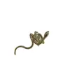 Anillo de Serpiente de Lujo Ligero y Exquisito para Mujer, de Moda, Estilo Nicho Elegante, Apertura en Forma de Serpiente, Anillo Ajustable, Elegante Anillo para Dedo Índice