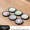 Porta-copos Absorvente Estilo Chinês, Porta-copos Antiderrapante Estilo Chinês para Home Office, Base Isolante Térmica Anti-Queimaduras, Acessórios de Alto Padrão para Cerimônia do Chá
