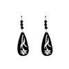 Pendientes Nacionales de Moda Estilo Chino Nuevo con Borla de Perlas en Forma de Abanico para Mujer Pendientes Retro Estilo Chino con Cierre de Seguridad Pendientes para Ropa Antigua Hanfu