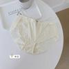 Emocionante ~ ropa interior sexy de encaje de cintura media para mujer encaje mecánico detallado con cordones transpirable cómoda bragas para mujer al por mayor