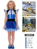 Disfraz Personalizado de Alien Espacial Ai para Cosplay, Atuendo de Fiesta de Halloween, Vestido Brillante del Espacio para Niños