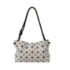 Bolso con Patrón de Diamantes, Bolso de Almohada para Debajo del Brazo, Bolso Tofu, Bolso Cubo Cruzado de un Solo Hombro, Bolso Japonés para Mujer, Bolso Cuadrado Pequeño, Versátil