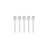 Brincos de Resina Cuidados com Piercing na Orelha Furo na Orelha Anti-Obstrução Plástico Transparente Pino de Orelha Simples DIY Brinco de Tragus Não Causa Alergias Facilmente Brinco
