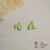 Nuevo Colgante de Hoja de Monstera Verde Fresco de Aleación DIY Pulsera Llavero Decoración Accesorio Materiales