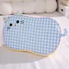 Almohada de Espuma Viscoelástica con Rejilla de Burbujas para Gato, Linda Historieta de Barriga de Gato, Habitación de Estudiante, Habitación Infantil, Almohada para Dormir