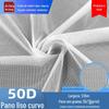 Saco de Lavanderia Forrado Tecido Mosquiteiro Borda com Tela de Filtro Malha 50D Tecido Plano Enrugado Malha Renda Anti-Mosquito