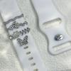 Pulseira de Silicone Iwatch Transfronteiriça Flor Borboleta Fivela Decorativa DIY Acessórios Apple Watch