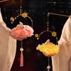 Festival del Medio Otoño Linterna Luminosa Portátil Conejo de Jade para Niños 2022 Material DIY Hecho a Mano Linterna de Conejo Antiguo Linterna de Loto