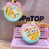 Bolsa de monedas de Garfield para descompresión Llavero creativo Llavero Juguete exquisito IP popular genuino Autorizado Regalo pequeño