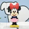 Llavero Mickey Minnie Llavero Colgante Pequeño Muñeca de Goma Mickey Minnie Llavero Colgante Pequeño Caja Misteriosa