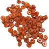 Jade Esmeralda Jade Rojo Cuentas de Ábaco Jade Sueltas Broche de Zafiro Seco Rojo Cuentas Espaciadoras Pulsera Collar Rojo Sangre de Pollo Espaciador