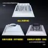 Difusor cuadrado de aleación de aluminio salida de aire acondicionado rejilla de retorno de techo salida de aire de cuatro lados persiana