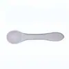 Colher de Silicone Colher de Treinamento Infantil Cabo Curto Colher de Bebê Utensílio de Alimentação para Bebês Colher para Alimentação Complementar Grau Alimentício Estilo Simples