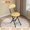 Silla Plegable, Taburete Plegable, Silla de Comedor para el Hogar Simple y Moderna, Silla de Reuniones Blanca, Silla de Capacitación Portátil, Silla de Exterior para Dormitorio