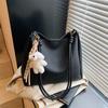 Bolso Cubo de Moda Tendencia Estilo Coreano para Mujer 2026 Primavera Nuevo Bolso Cruzado Casual Simple con un Toque de Lujo