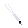 Moldeado por Inyección de PVC Tirador de Cremallera Desmontable Ropa Bolsas Accesorios de Cabeza de Cremallera Cordón de Cremallera Cabeza Tiradora Diseño Desmontable