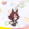 Llavero Colgante de Acrílico Cross-Border Uma Musume Pretty Derby Colgante de Mercancía de Anime para Mochila de Estudiante