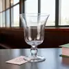 Copo Fino para Suco de Boca Larga com Base, Copo Alto para Milkshake, Copo para Coquetel Comumente Usado em Restaurantes Ocidentais e Bares