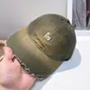 Boné de Baseball Vintage com Bordado de Letras Desgastadas para Homens e Mulheres, Versátil para Primavera e Verão, Chapéu com Aba Proteção Solar Emagrecimento Facial