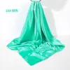 Pañuelo de Seda de Color Sólido de 90 cm, Pañuelo Cuadrado Grande de Color Único, Parasol de Seda Artificial, Pañuelo Cuadrado de Satén Brillante, Chal, Hecho a Medida