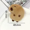 Broche de muñeca capibara de peluche de dibujos animados ropa linda de conejillo de indias bufanda accesorios decorativos DIY guantes accesorios para zapatos