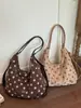 2026 Nuevo Bolso de Hombro y Axila de Lunares Simple y Versátil para Mujer, Simple y Elegante, Bolso Cruzado Casual con Estilo