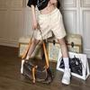 Shorts Esportivos de Cor Sólida para Homens e Mulheres, Verão Novo Cordão Solto Casual Emagrecimento Calças Cinco Pontos Perna Larga Algodão Moderno