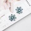 Accesorios DIY Moda Joker Personalidad Exagerados Huecos Aretes Siete Flores Aretes Material DIY Colgante