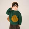 Suéter Changguo para Niños Invierno Nuevo Estilo Otoño e Invierno Infantil Tejido Grueso Pulóver Camiseta Base para Niños Pequeños