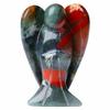 Pedra Natural Transfronteiriça Mais Vendida Gema Esculpida Paz Anjo Anjo da Guarda de Bolso Estátua de Cura Enfeites