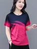 Camiseta de Manga Corta para Mujer Verano Nueva Secado Rápido Transpirable Casual Ropa de Bádminton Ropa para Correr Camiseta de Media Manga Top Deportivo