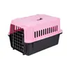 Transportadora de Viaje para perro pequeño y gato | Transportadora Rígida para Mascotas, Jaula de Viaje con Asa, Diseño Ventilado, Apta para la mascota de 19" y 23"
