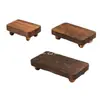 Soporte de Exhibición de Cera de Aromaterapia de Madera Simple con Patas, Adorno Decorativo de Mesa, Soporte de Madera Apilable