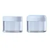 Yuzhuang En Stock Botella de Plástico Gruesa de 52 Dientes, 30g, con Tapa Redonda, Botella de Boca Ancha, Crema Facial de 50g, Crema para Ojos, Tarro para Crema, Envase de Muestra