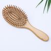 Pente com Almofada de Ar de Bambu Pente com Bolsa de Ar para Cabeleireiro Grande Companheiro de Madeira Presente Pente para Alisar e Massagear Cabelo Portátil Exportação