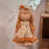 Boneca Espanhola de Batata Mia 24cm Boneca 30cm Menina Feita à Mão DIY Waldorf com Roupas Trocáveis