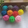 Suministro Directo de Fábrica de Bolas de Ratán, Bolas de Sauce, Bolas Decorativas para Jardín de Infancia, Juguetes para Mascotas, Decoraciones Navideñas, Colgantes, Artesanías de Ratán
