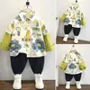 La Chapelle Pote Ropa Infantil Camisa Chaqueta de Manga Larga para Niño Camisa Elegante para Niños Pequeños Top de Primavera y Otoño
