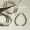 Onihan Pulsera de Perlas y Piedra Flash de Plata Esterlina S925 Hecha a Mano con Cuentas Estilo Fresco de Verano para Mujer Pulsera de Luz de Luna para Niña
