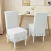 Funda para Silla Silla de Comedor 2025 Nueva Funda para Asiento Funda Protectora Funda para Taburete Respaldo Integrado Funda Elástica Universal para Silla