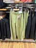 Calça Feminina Estilo Japonês 24 Verão Novo Estilo Pequena Mistura de Algodão e Linho Plissada Boca Estreita Casual Nove Pontos para Mulheres 470937